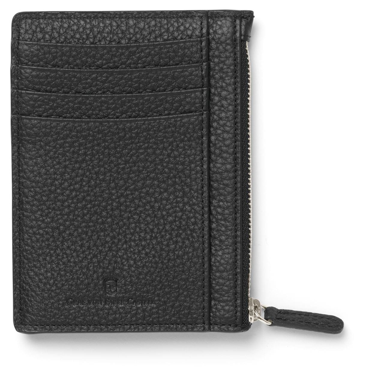 Graf-von-Faber-Castell - Credit-card case with zipper Cashmere, Black