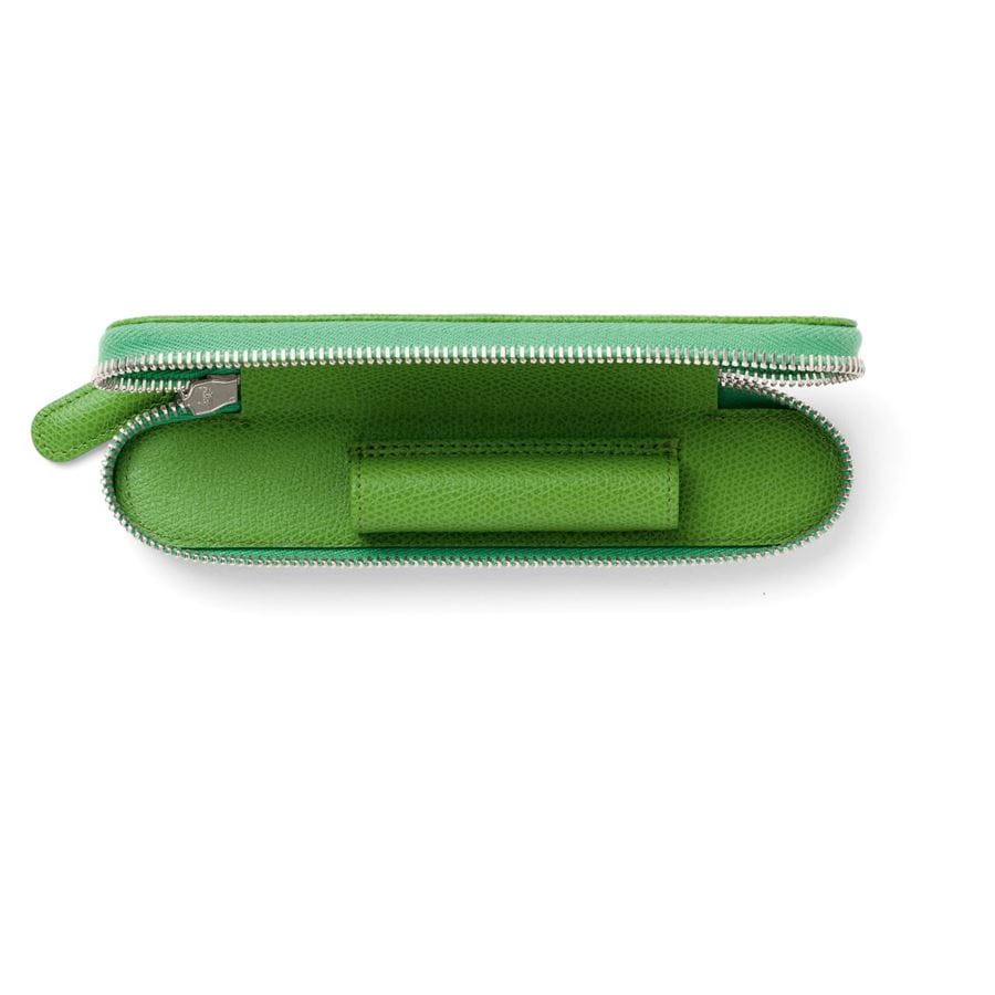 Graf-von-Faber-Castell - Zipper case for 1 pen Epsom,  Viper Green