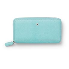 Graf-von-Faber-Castell - Ladies purse Epsom with zipper, Turquoise