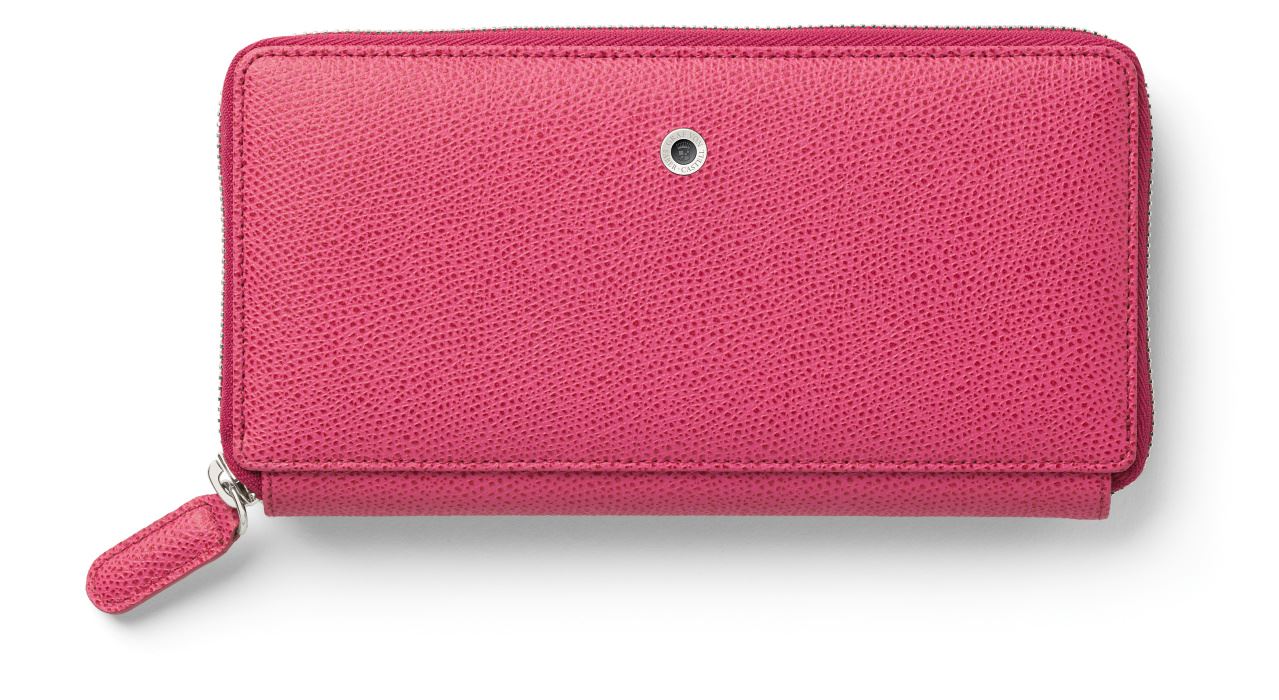 Graf-von-Faber-Castell - Ladies purse Epsom with zipper, Electric Pink