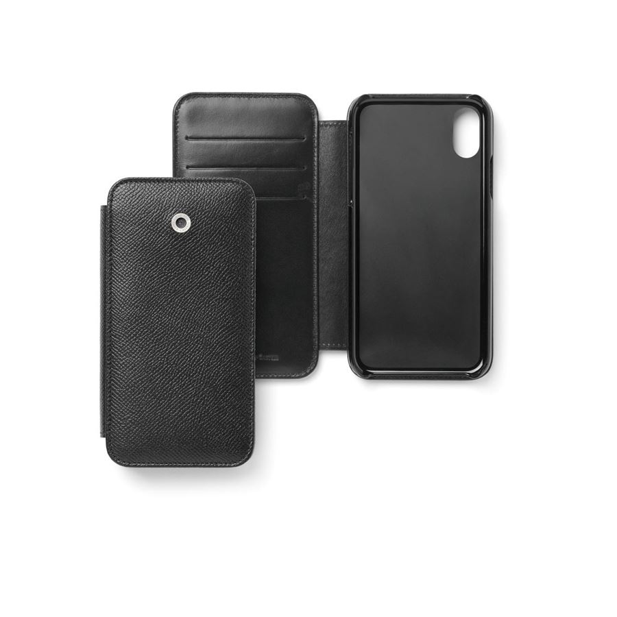 Graf-von-Faber-Castell - Smartphone cover for iPhone X Epsom, black