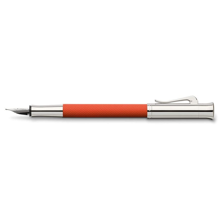 Graf-von-Faber-Castell - Fountain pen Guilloche Burned Orange EF