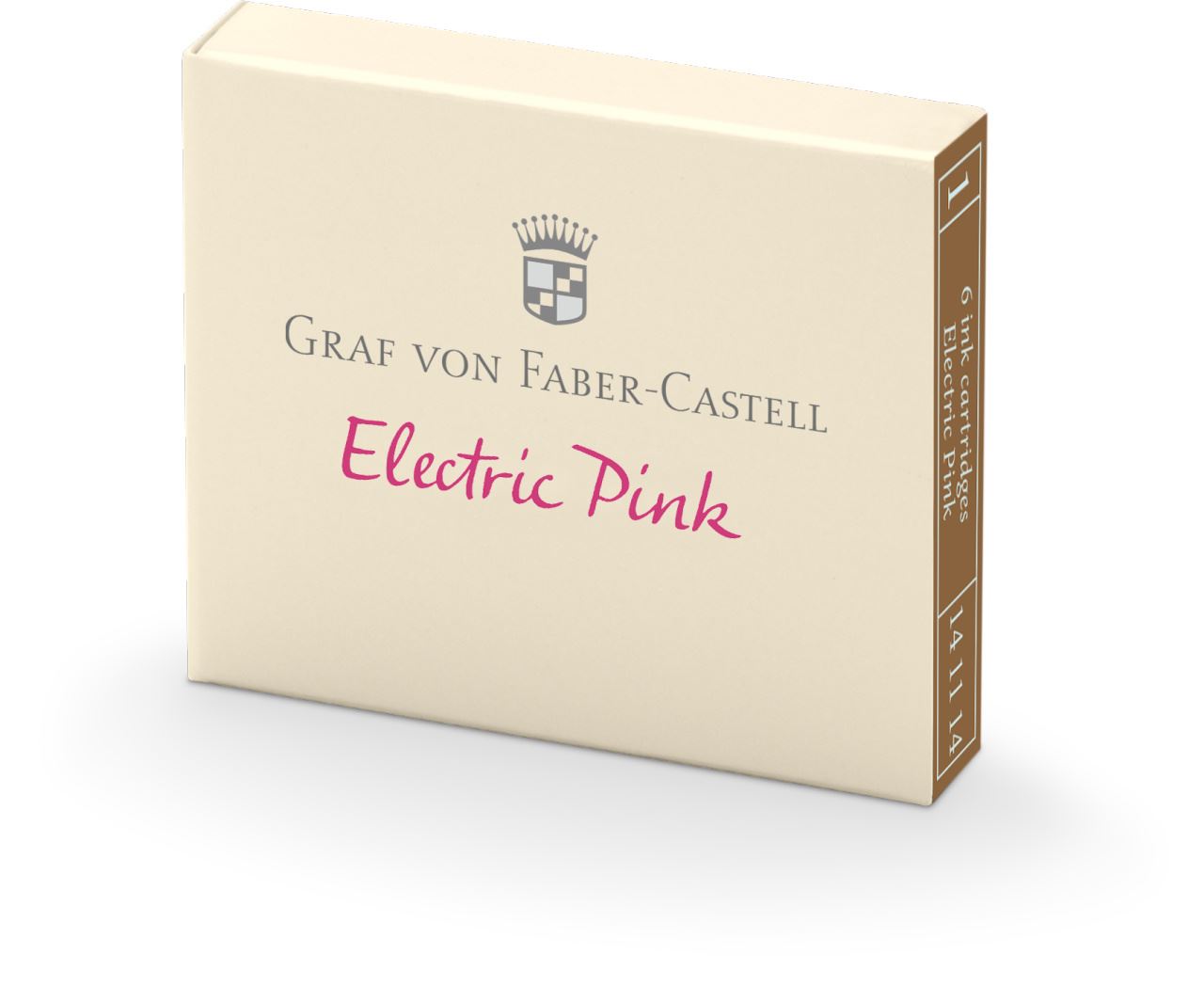 Graf-von-Faber-Castell - 6 ink cartridges, Electric Pink