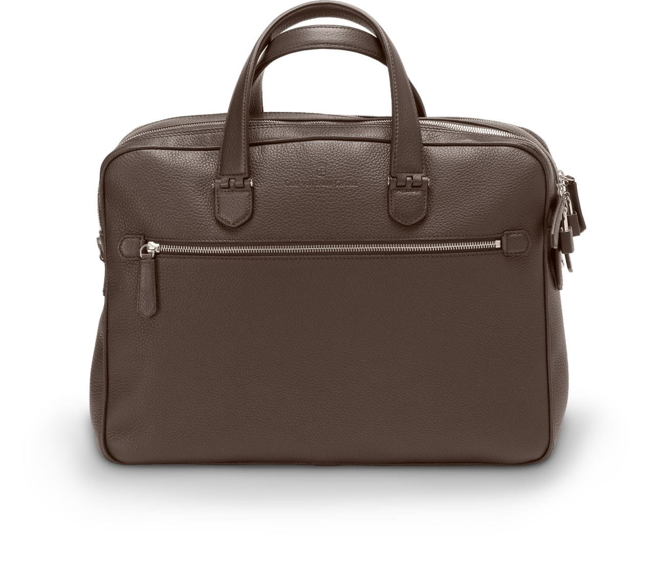 Graf-von-Faber-Castell - Briefcase Cashmere with two compartments, Dark Brown