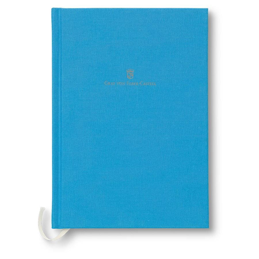 Graf-von-Faber-Castell - Notebook with linen cover A5 Gulf Blue
