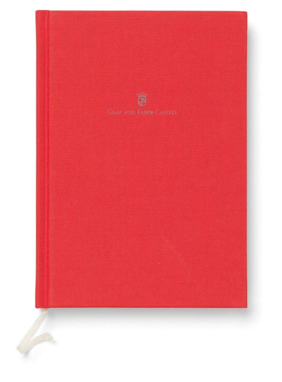 Graf-von-Faber-Castell - Linen-bound book A5 India Red